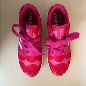 Adidas Marimekko - Edge Lux - Primegreen - Women's  Fuchsia and Red Sneakers
